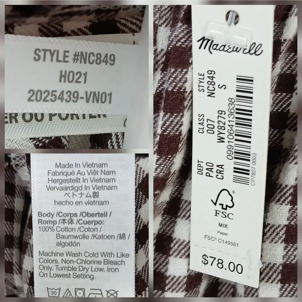 Madewell women sz